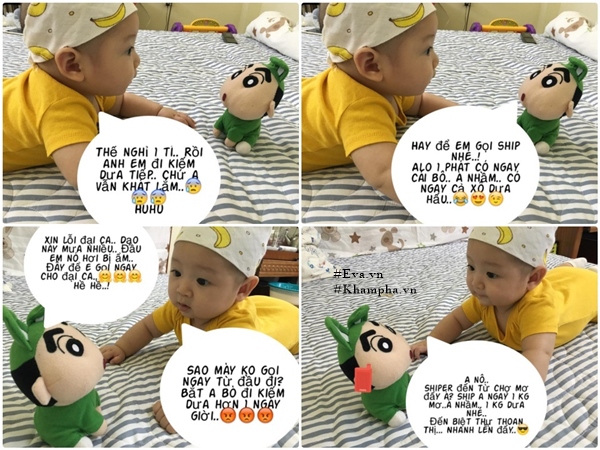 Ông bố điển trai 8X sáng tác truyện siêu hài trên nền ảnh con trai được nhiều người yêu thích - 13