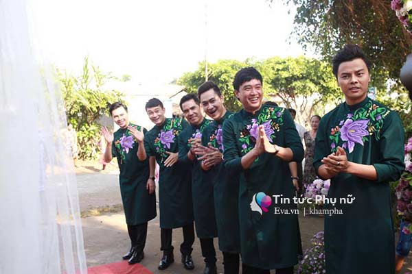 Bí mật bộ áo dài cưới giúp cô dâu Lê Phương trẻ trung xinh đẹp bên chú rể kém 7 tuổi - 12