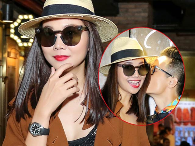 Sáng bị ngất, chiều Thanh Hằng vẫn rạng ngời đến chúc mừng Hà Anh Tuấn