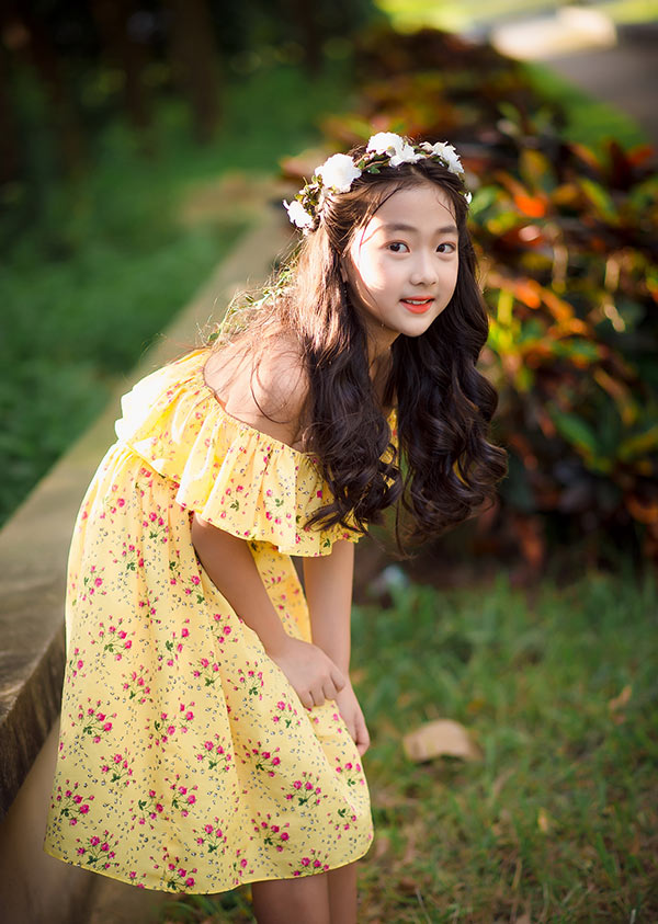 Bé gái Hải Dương 9 tuổi cao 1m47, cằm V-line thanh tú tự nhiên đúng chuẩn “hoa hậu” - 5