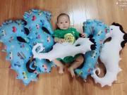 Làm mẹ - Hội mẹ bỉm sữa thi nhau trổ tài, khoe thành quả làm gối ôm hình cá ngựa cho bé yêu