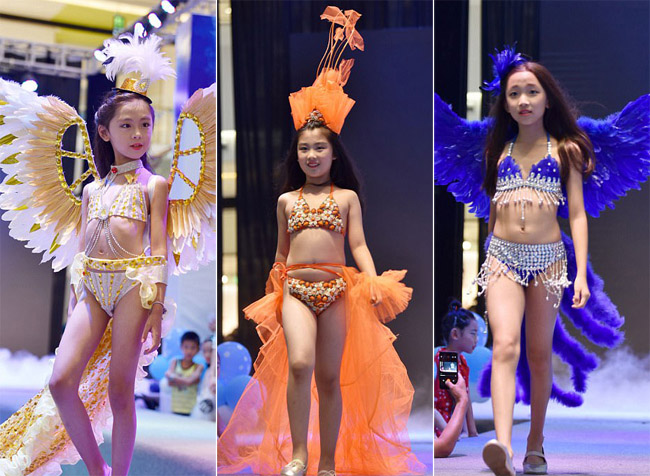 Trung tâm thương mại bị phản đối gay gắt khi để mẫu nhí trình diễn nội y, bikini - 1