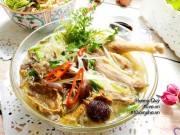 Bếp Eva - Bữa sáng nấu bún măng vịt nóng hổi hấp dẫn