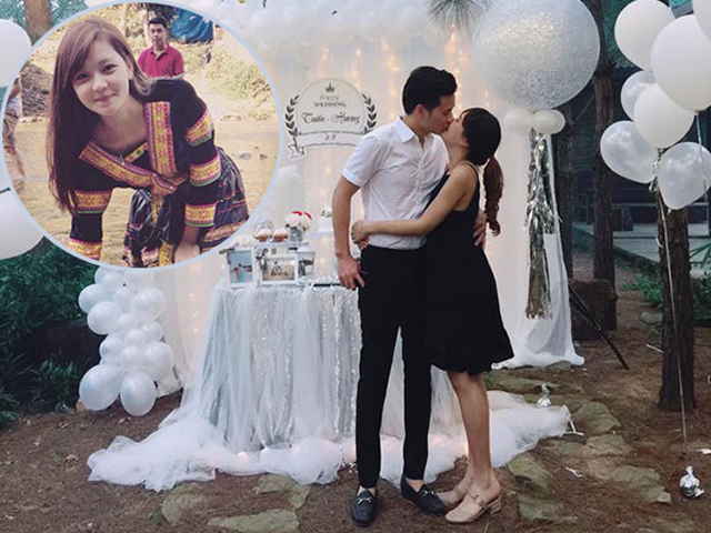 Kỷ niệm 5 tháng cưới, hotgirl dân tộc được chồng bí mật thuê biệt thự tổ chức tiệc siêu lãng mạn