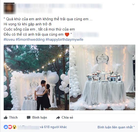 Kỷ niệm 5 tháng cưới, “hotgirl dân tộc” được chồng bí mật thuê biệt thự tổ chức tiệc siêu lãng mạn - 5