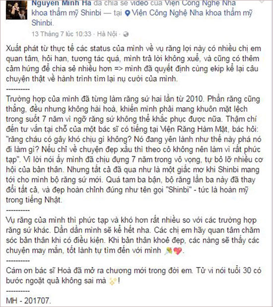 MC Minh Hà mang khuôn mặt lệch suốt 7 năm vì điều này! - 3