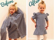 Thời trang - Bà mẹ vượt qua trầm cảm sau sinh nhờ tài may váy cho con gái từ áo sơ mi của chồng