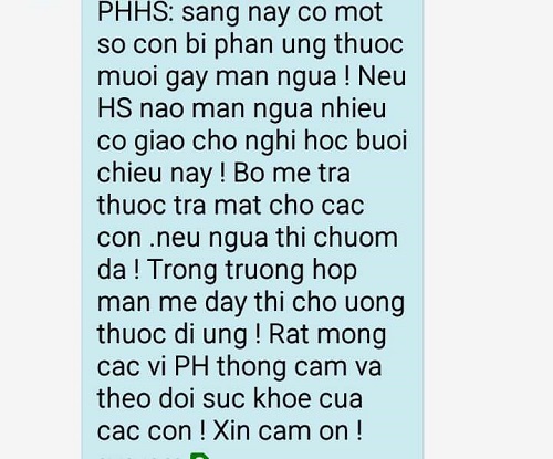 Hà Nội: Học sinh bị cay mắt, mẩn ngứa sau khi trường phun thuốc diệt muỗi phòng sốt xuất huyết - 1