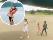Làng sao - Thêm hình ảnh cho thấy Kim Lý đi du lịch cùng cả mẹ ruột của Hồ Ngọc Hà và bé Subeo