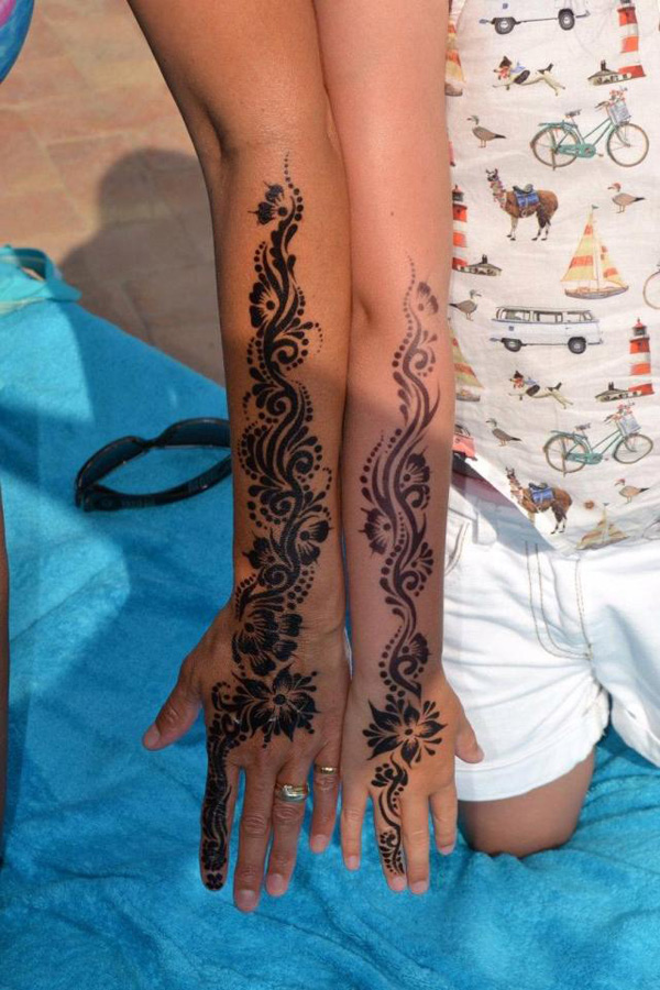 Sáng tạo nghề vẽ xăm Henna - Sài Gòn Tiếp Thị