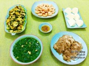 Bếp Eva - Thực đơn cơm chiều có ốc nấu chuối đậu, tôm rim nước dừa ai nghe cũng thấy thèm