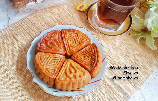 Cách làm bánh nướng nhân đậu xanh cổ truyền cúng rằm tháng 7 - 8