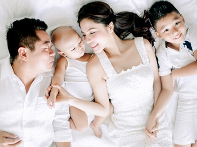 Cận cảnh nét đáng yêu của quý tử thứ 3 nhà Kiwi Ngô Mai Trang