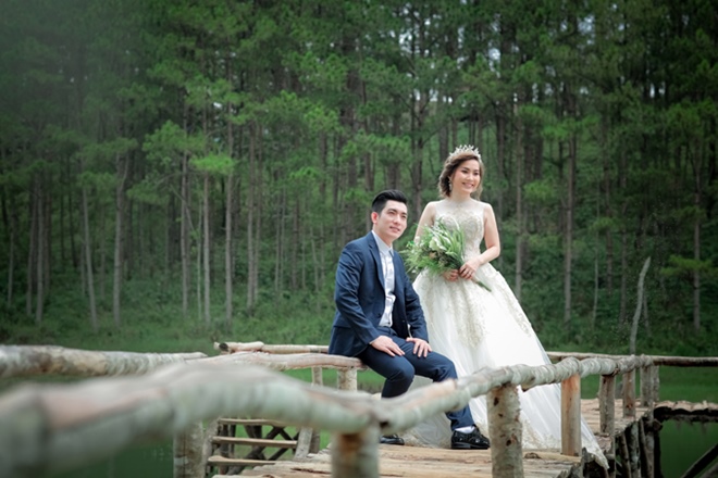 Chồng cũ Phi Thanh Vân khoe ảnh cưới ở Đà Lạt với vợ thứ ba - 2