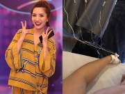Làng sao - Bích Phương khiến người hâm mộ lo lắng khi phải nhập viện, truyền 4 chai nước biển