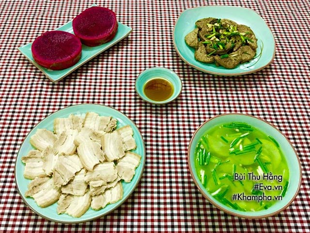 Nấu mâm cơm 70.000 đồng cho 4 người ăn hoàn toàn đơn giản theo thực đơn này
