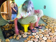 Nhà đẹp - Ông lão xin cây đổ về đầy nhà làm sàn, ai cũng trầm trồ khi thấy thành quả