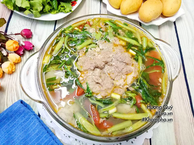 Cách nấu canh cua khoai sọ rau rút thơm ngọt cả nhà thích mê - 7