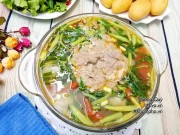 Bếp Eva - Cách nấu canh cua khoai sọ rau rút thơm ngọt cả nhà thích mê