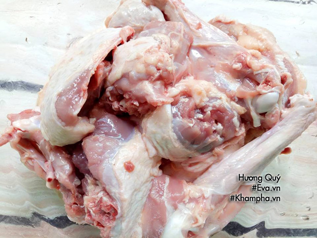 Chuẩn bị vịt nguyên liệu