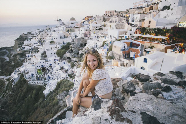 Nicola Easterby, 23 tuổi, đã quyết định từ bỏ cuộc sống tiện nghi tại Australia để thực hiện đam mê du lịch vòng quanh thế giới.
