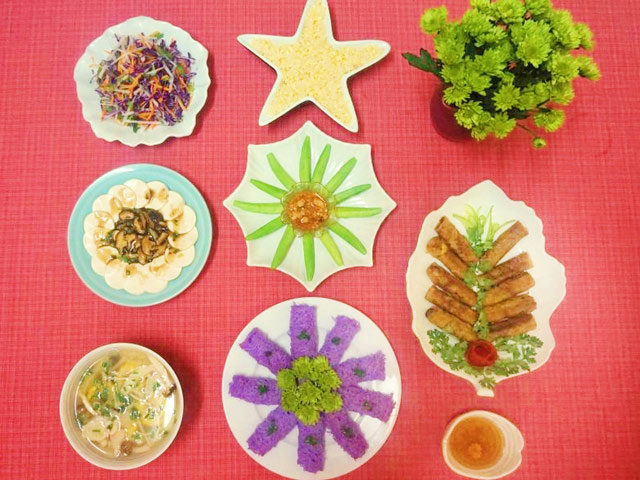 Chị em chia sẻ mâm cỗ cúng Rằm trên mạng xã hội - 8