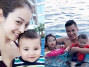 Làng sao - Jennifer Phạm hạnh phúc bên chồng đại gia và hai thiên thần nhỏ dịp lễ 2/9