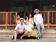 Làng sao - Hoa hậu Đặng Thu Thảo nhí nhảnh trong buổi chụp hình cưới với bạn trai đại gia