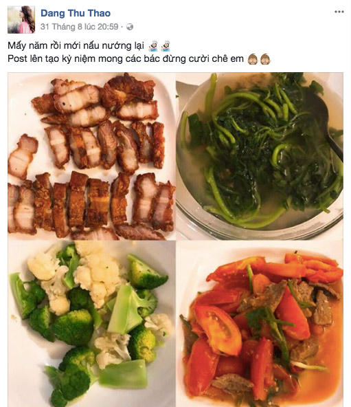 Sắp lấy chồng, Hoa hậu Thu Thảo bỗng liên tục khoe mâm cơm tự nấu - 1