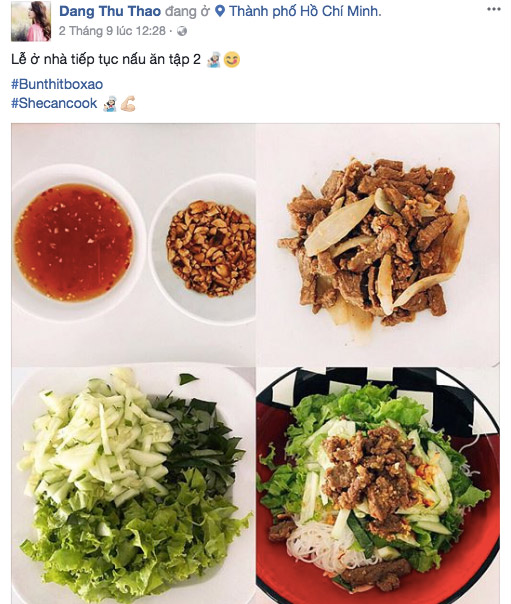 Sắp lấy chồng, Hoa hậu Thu Thảo bỗng liên tục khoe mâm cơm tự nấu - 2