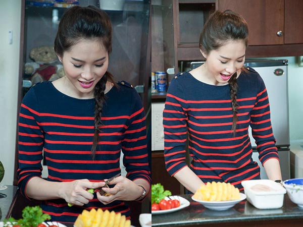 Sắp lấy chồng, Hoa hậu Thu Thảo bỗng liên tục khoe mâm cơm tự nấu - 6