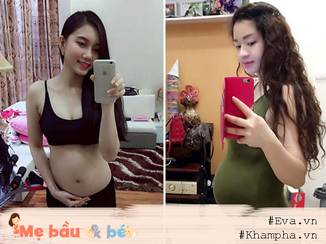 3 mẹ bầu xinh đẹp chia sẻ thực đơn ăn uống để ăn bao nhiêu vào hết con