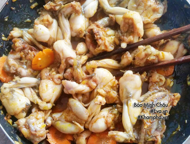 Ếch xào sa tế ngon tê đầu lưỡi, các amp;#34;tín đồamp;#34; của món ếch không thể bỏ qua - 7