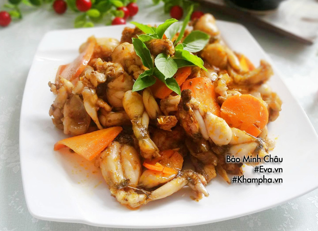 Ếch xào sa tế ngon tê đầu lưỡi, các amp;#34;tín đồamp;#34; của món ếch không thể bỏ qua - 8