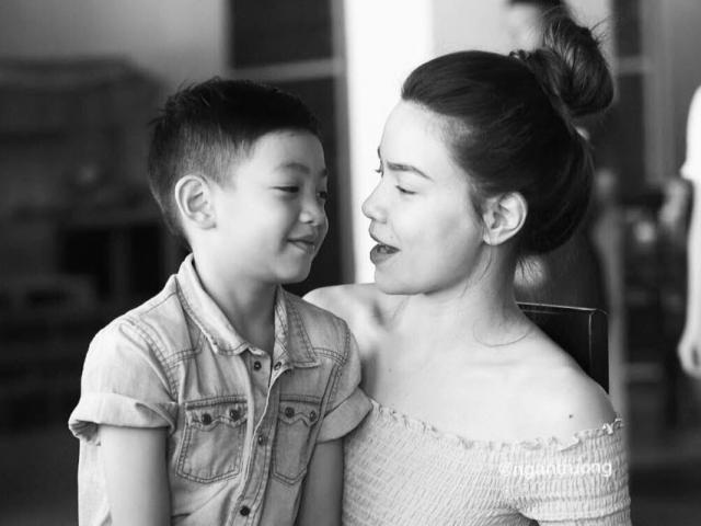 Subeo càng lớn càng giống bố, Hồ Ngọc Hà mong con sẽ có một trái tim ấm áp