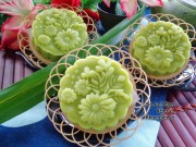 Bếp Eva - Cách làm bánh dẻo trung thu đậu xanh lá dứa tuyệt ngon