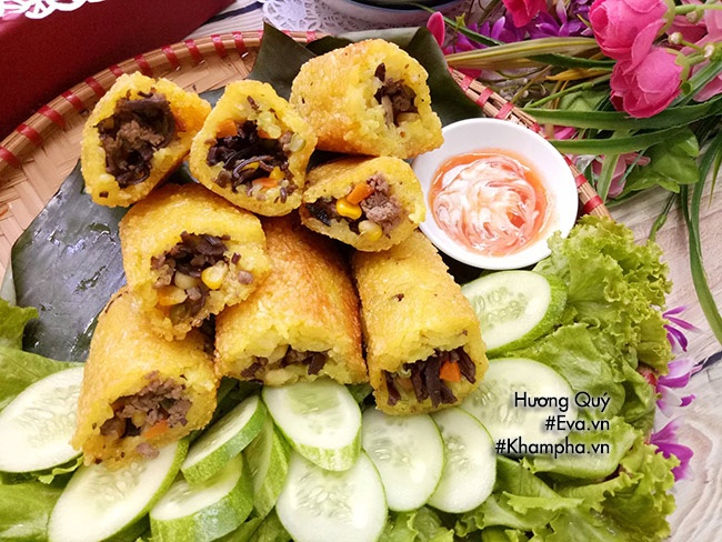 Sáng làm xôi chiên nhân thịt bằm mang đi nhanh gọn amp;#34;con kịp vào học, chồng kịp giờ làmamp;#34; - 12