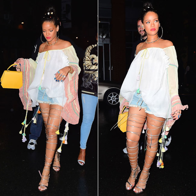 Đôi giày mỗi lần đi là amp;#34;phát khổ phát sởamp;#34; nhưng vì sexy Rihanna vẫn cắn răng chịu đựng - 7