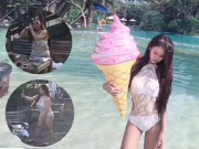 Làm đẹp - Hot girl Trung Quốc bị tẩy chay vì lộ ảnh thật vừa béo vừa thô kệch ngoài đời