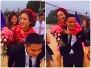 Eva Yêu - Bất chấp mưa bão, chú rể cởi giày, cõng cô dâu lội nước ở Hải Phòng được "like" rầm rầm