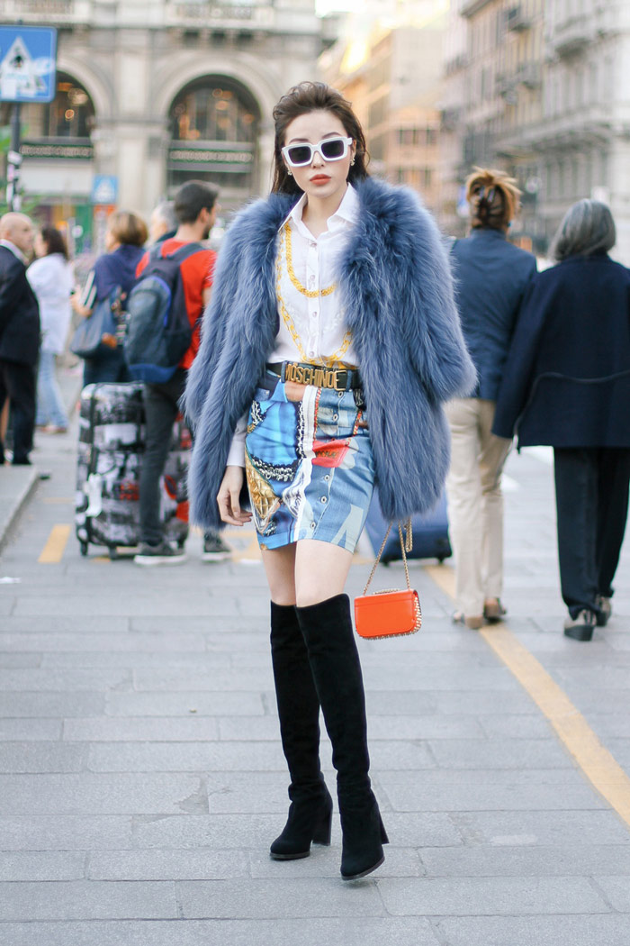 Hoa hậu Kỳ Duyên amp;#34;đẹp muốn xỉuamp;#34; khiến fan nở mặt tự hào tại Milan Fashion Week - 1
