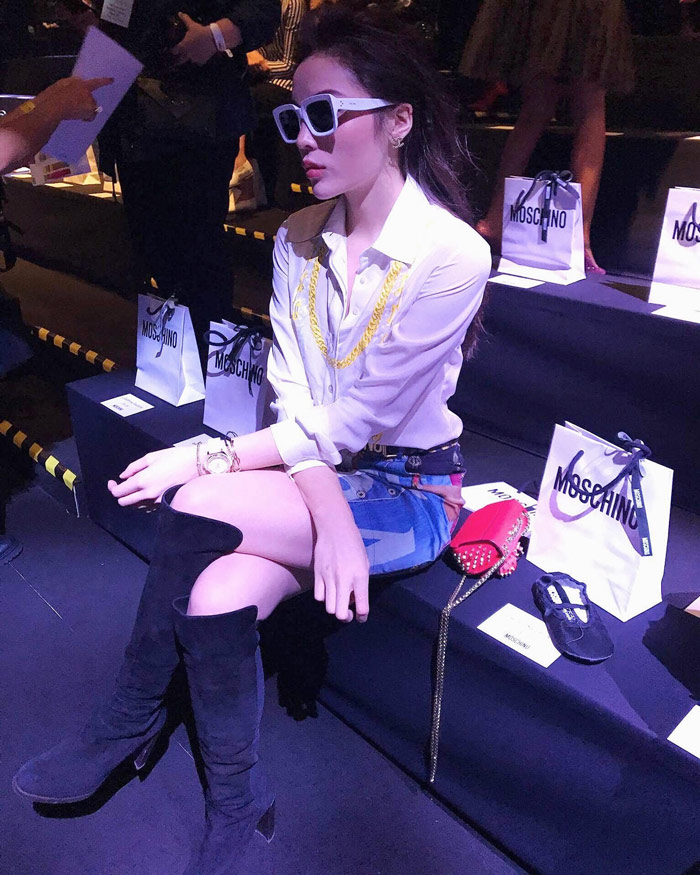 Hoa hậu Kỳ Duyên amp;#34;đẹp muốn xỉuamp;#34; khiến fan nở mặt tự hào tại Milan Fashion Week - 6