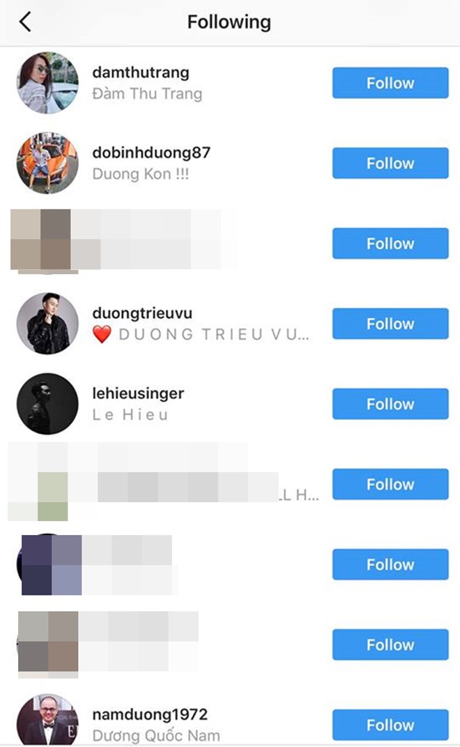 Cường Đô la ngừng theo dõi Hạ Vi, chỉ theo dõi Đàm Thu Trang trên mạng xã hội - 4