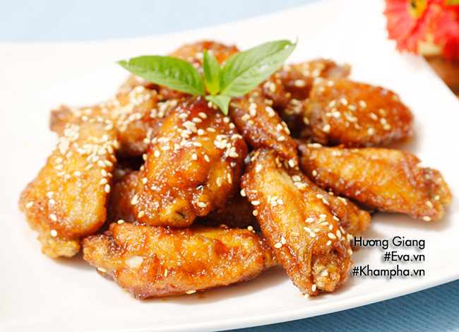 Cánh gà sốt mật ong vàng ươm, thơm phức - 8