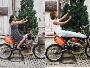 Du lịch - Bà mẹ U70 du lịch cùng con trai: Chụp ảnh "chất đừng hỏi"