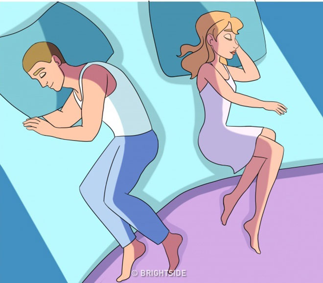 Tư thế ngủ tiết lộ quan hệ của hai người ra sao? - 6