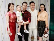 Làng sao - Vợ chồng MC Thành Trung thân thiết bên gia đình ca sĩ Tuấn Hưng tại sự kiện