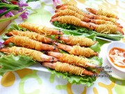 Bếp Eva - Tôm cuộn mì chiên giòn tuyệt ngon ai cũng thích