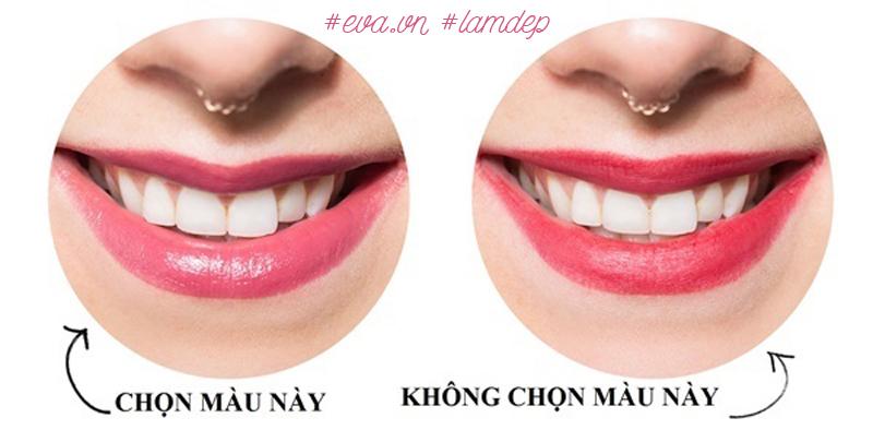 Son trầm: tránh màu nâu, nên chọn màu tím sậm, màu pha giữa tím, đỏ và đen.
