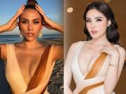 Thời trang - Nắng nóng cực độ Võ Hoàng Yến khoe vòng một quyến rũ "chạm trán" thời trang với Kỳ Duyên